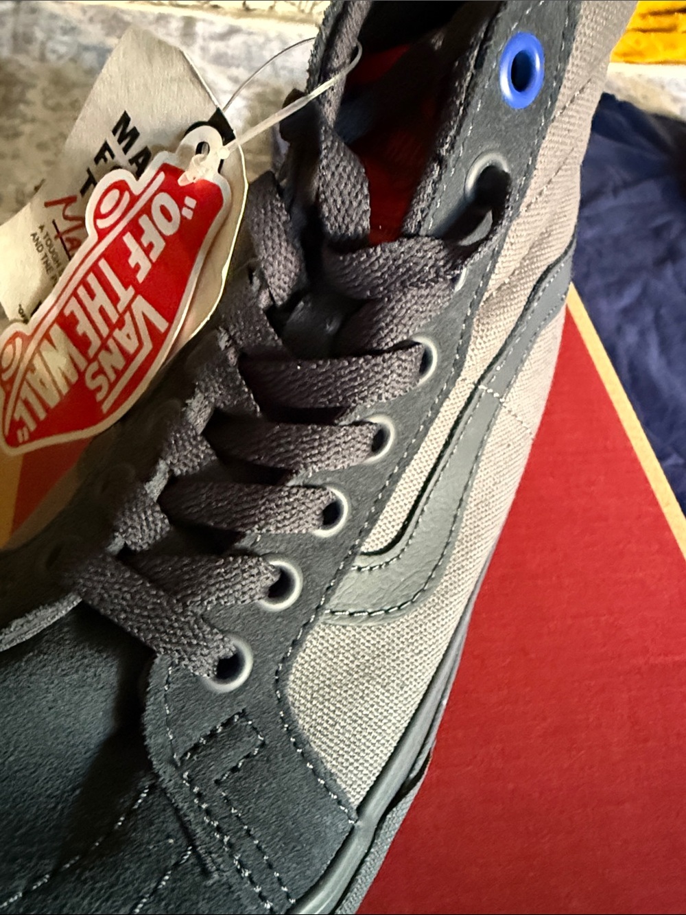NWT Vans Sk8-Hi Reissue Gradie High-Top Sneakers - charcoal Men’s 4/Women’s 5.5